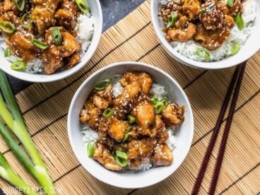 This incredibly Easy Sesame Chicken is faster and tastier than take out. You control the ingredients, you control the flavor. Budgetbytes.com